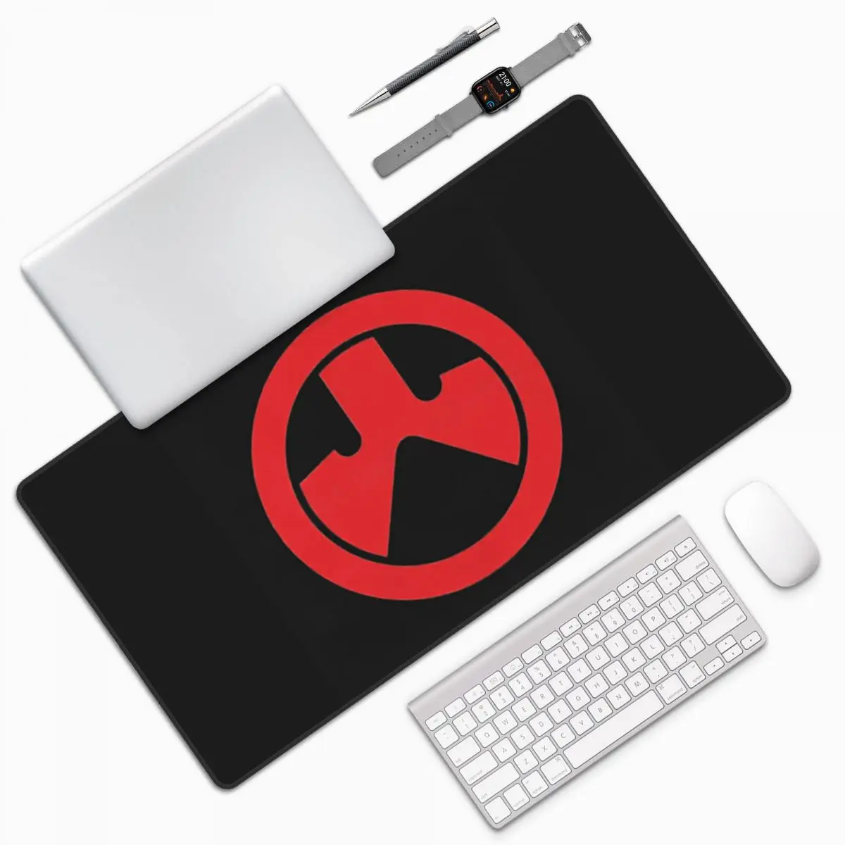 Gaming Accessories Logo - Magpul Firearms ロゴ大型マウスパッドコンピュータキーボードマウスマットゲーム PC ラップトップデスクマットオフィスアクセサリーテーブルマット