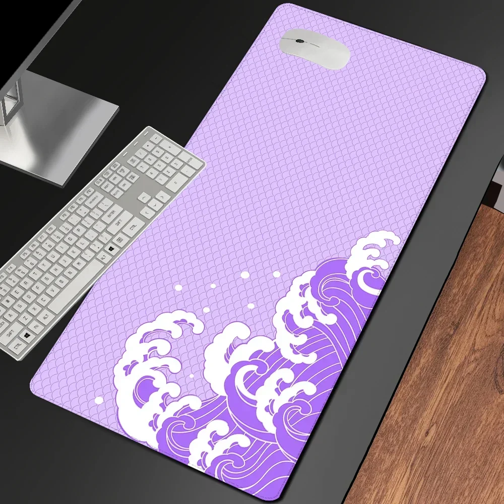Gaming Mouse Pad Xl - Nigth マウスパッド ホワイト X 線パッド アクア