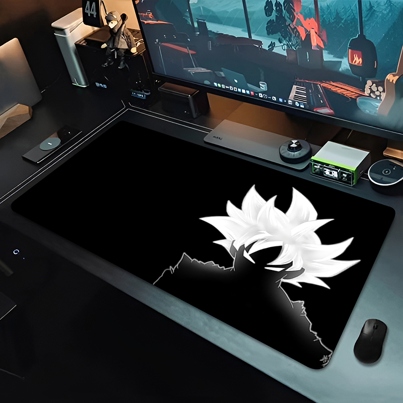 Video Gaming Accessories - DBZ ブラックアニメマウスパッドドラゴンボール大型 PC コンピュータデスクマット抗摩耗ゲーミングマウスパッドキーボードゲーマーアクセサリーテーブルパッド