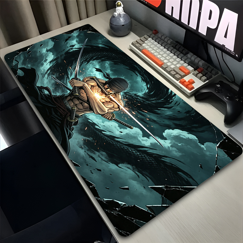 Gaming Laptop Essential Accessories - クールなアニメマウスパッド ゲーマー向け必需品 XXL拡張デスクマット ノートパソコン用ゲーミングカーペット PCアクセサリー O-one