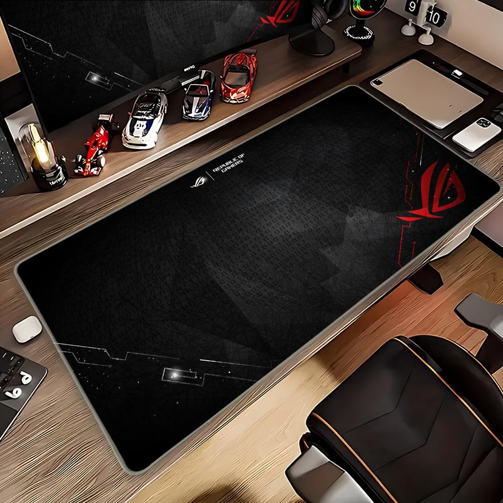Gaming Accessories Asus - Asus Rog マウスパッドアニメマウスマットゲーミングコンピュータデスクマットマウスカーペット Pc アクセサリーゲーマーマウスパッドスピードラバーマット