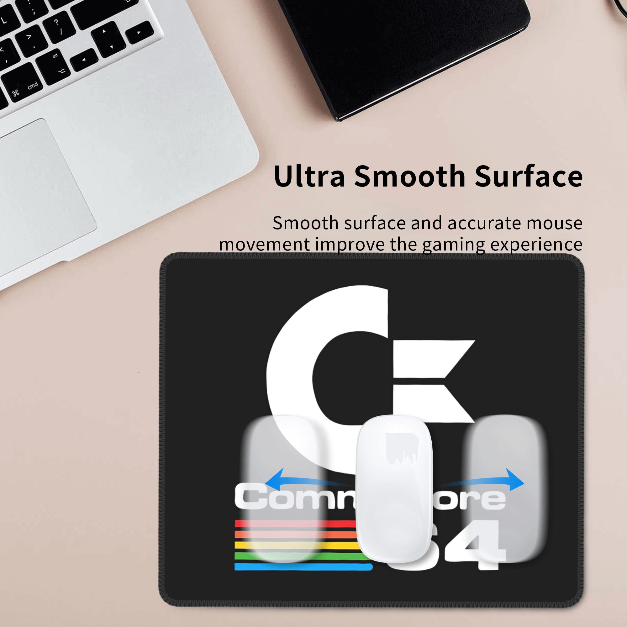 コモドール C64 ロゴマウスパッドコンピュータキーボードマ - Gaming Accessories Logo のレビューと価格