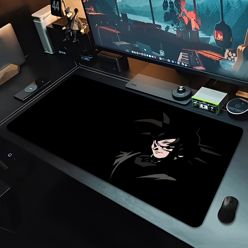 DBZ ブラックアニメマウスパッドドラゴンボール大型 PC  - Video Gaming Accessories のレビューと価格