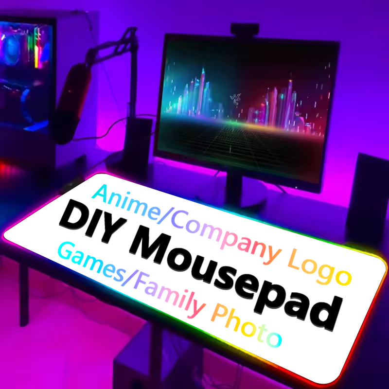 DIYカスタムRGBマウスパッド 大型アニメロゴ ゲーミング - Gaming Accessories Logo のレビューと価格