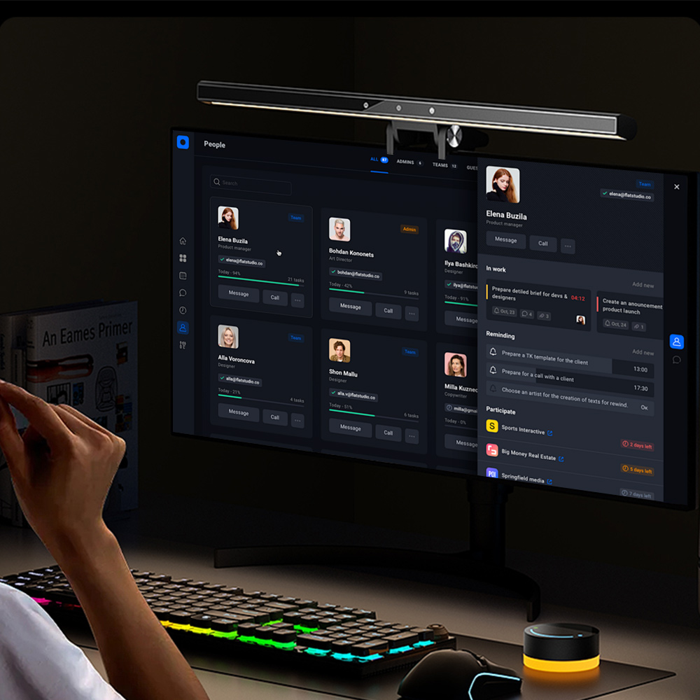 BlitzWolf BW-CML6 RGB ゲーミング モニ - Gaming Accessories Rgb のレビューと価格