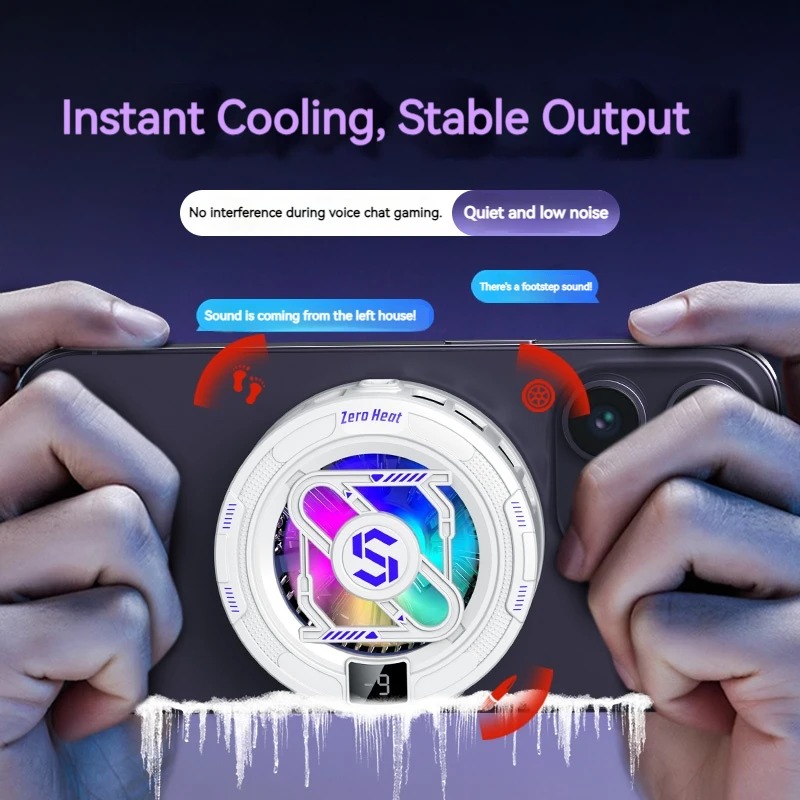 K52 AIモバイルクーラー 磁気バッククリップ式アイス冷却 - Gaming Accessories Rgb のレビューと価格