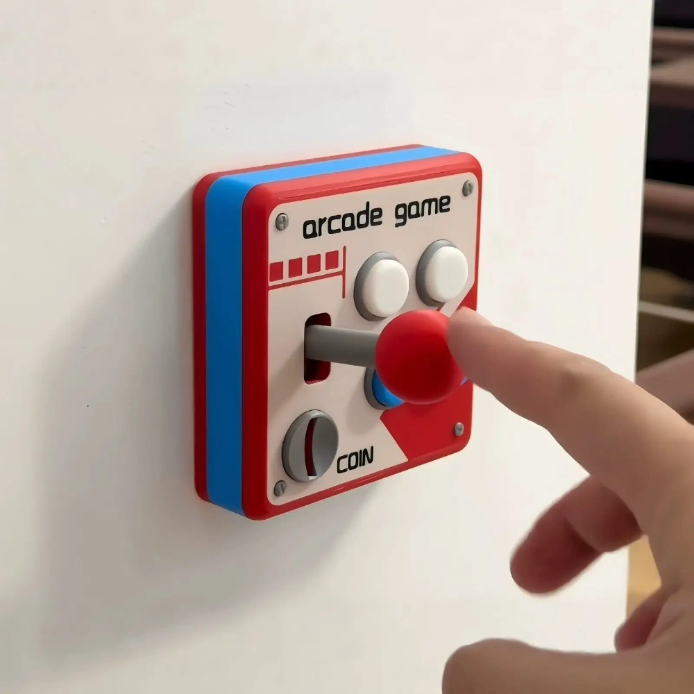 レトロアーケードジョイスティックスイッチプレートカバー、パン - Gaming Accessories For Bedroom のレビューと価格