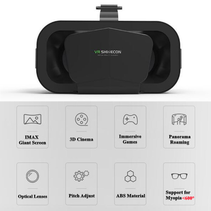Shinecon Viar 3D VRメガネ バーチャルリア - Virtual Gaming Accessories のレビューと価格