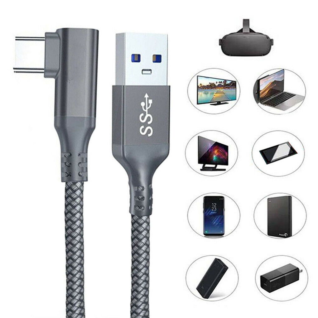 ケーブルusb aタイプc 5メートルQuest2アキュラス - Virtual Gaming Accessories のレビューと価格