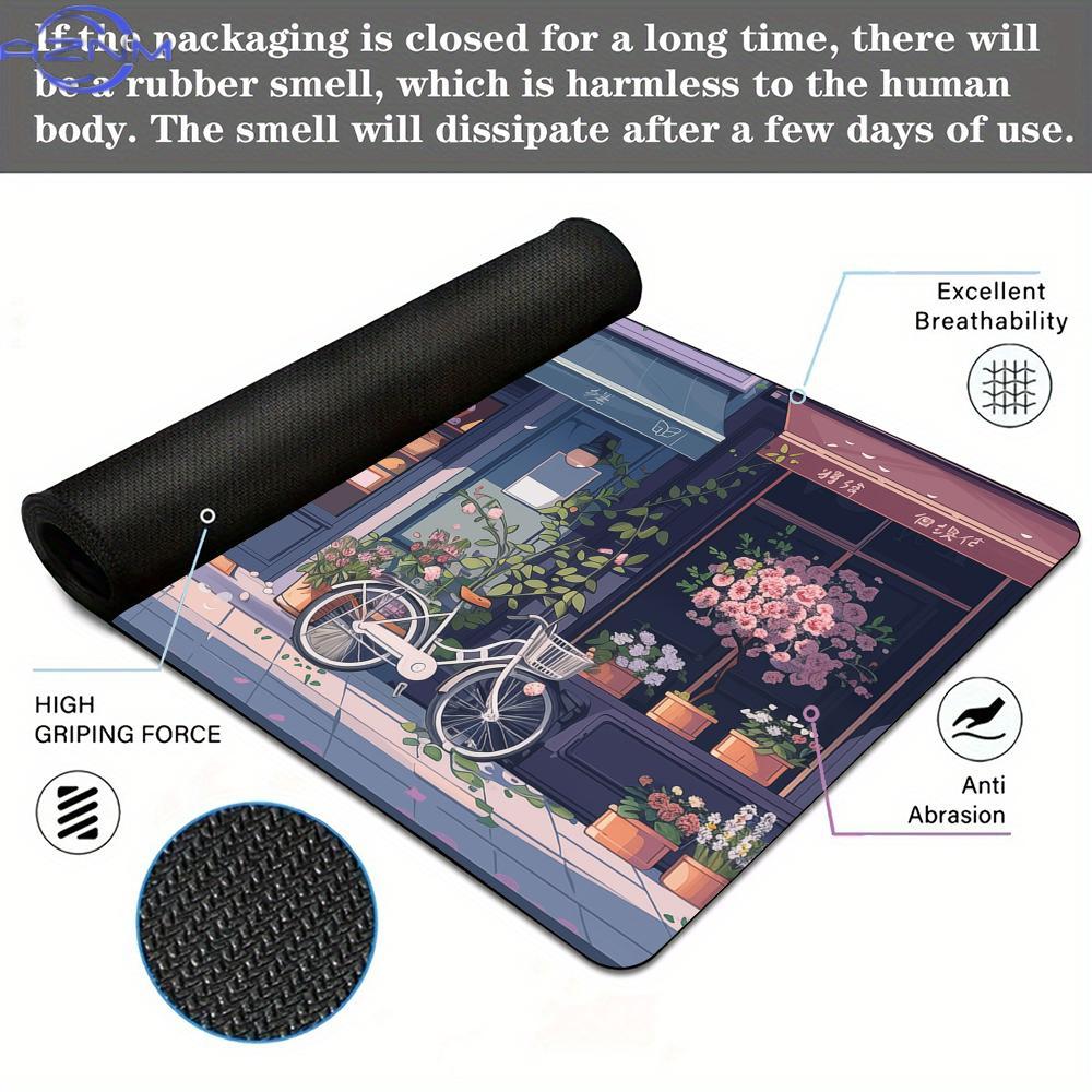 ロマンティックなデザートショップ柄大型マウスパッド デスクマ - Gaming Accessories Shop のレビューと価格