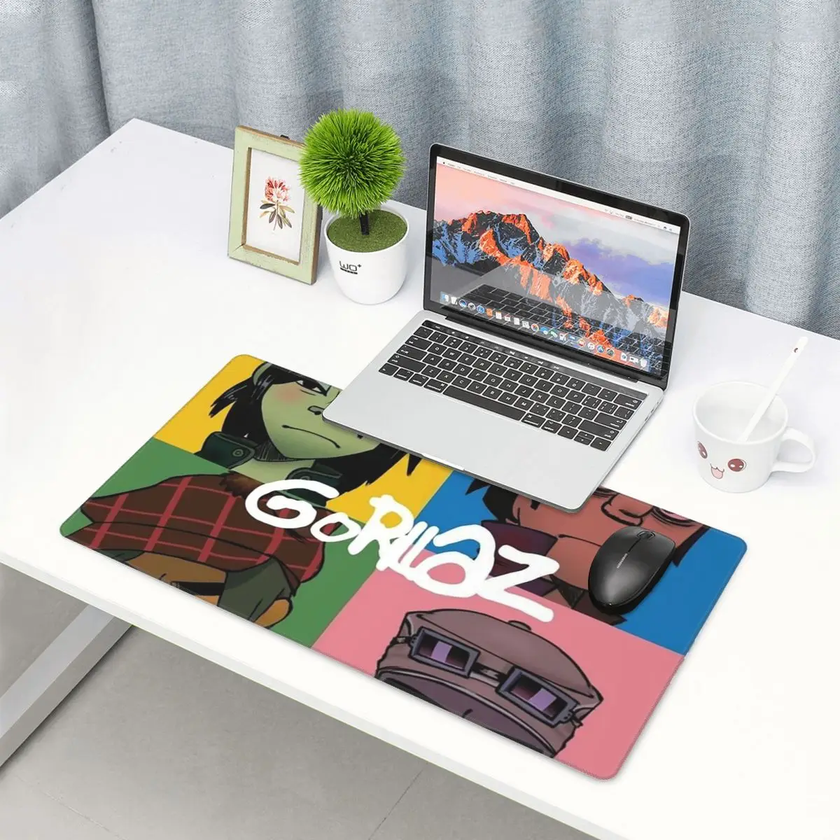 大型マウスパッド Gorillaz バーチャルバンド ミュー - Virtual Gaming Accessories のレビューと価格