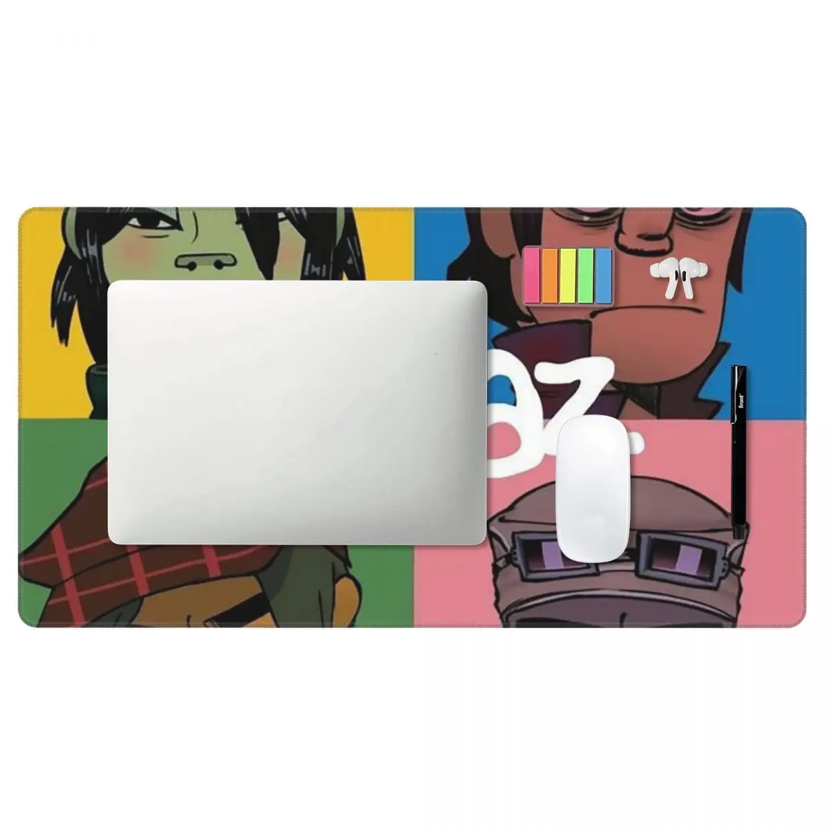 大型マウスパッド Gorillaz バーチャルバンド ミュー - Virtual Gaming Accessories のレビューと価格