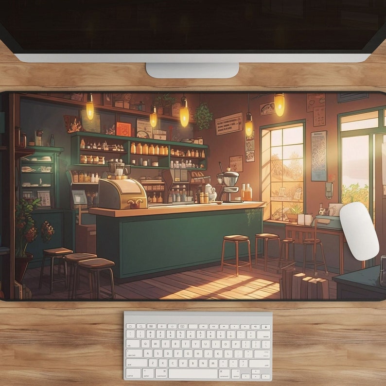 カワイイアニメゲームデスクマット、かわいいオフィスマウスパッ - Gaming Accessories Shop のレビューと価格
