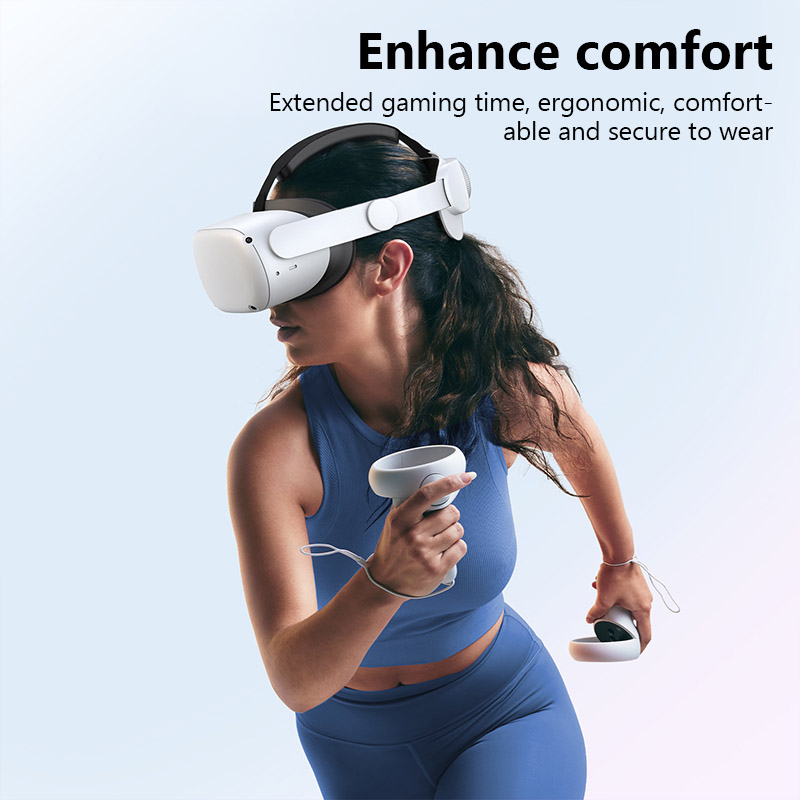 Oculus Quest 2用の調整可能なヘッドストラップの - Virtual Gaming Accessories のレビューと価格