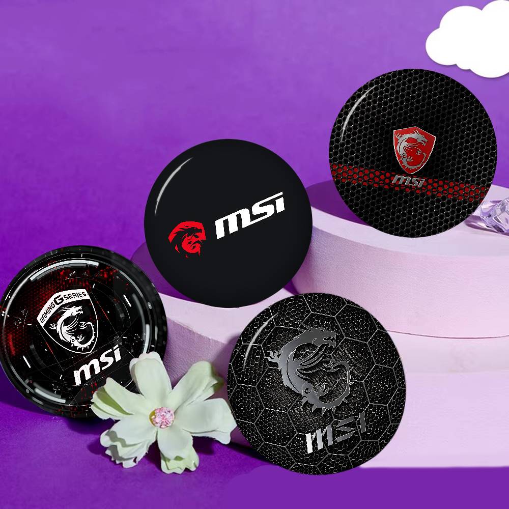 ゲーミング M-MSI ドラゴンロゴ 58mm 動物 面白い - Gaming Accessories Logo のレビューと価格