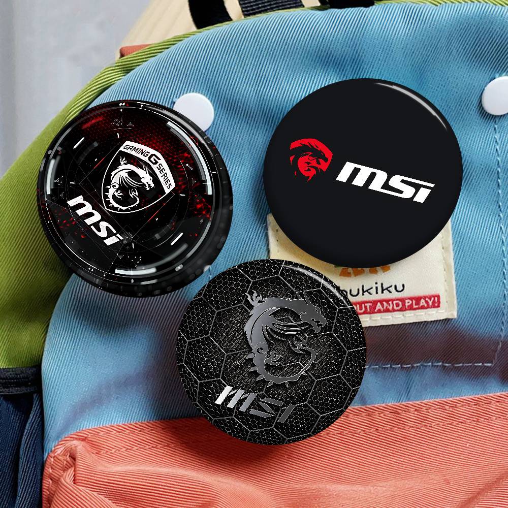 ゲーミング M-MSI ドラゴンロゴ 58mm 動物 面白い - Gaming Accessories Logo のレビューと価格