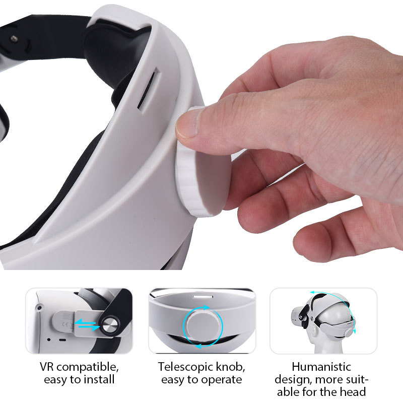 ヘッドバンドヘッドストラップホルダーメタクエスト 2 Que - Virtual Gaming Accessories のレビューと価格